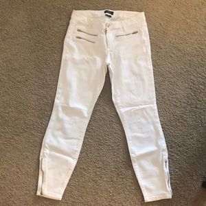 Bebe white jeans